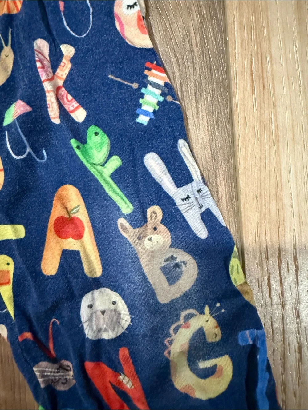 Little Sleepies Navy Alphabet & Character Pajama Set